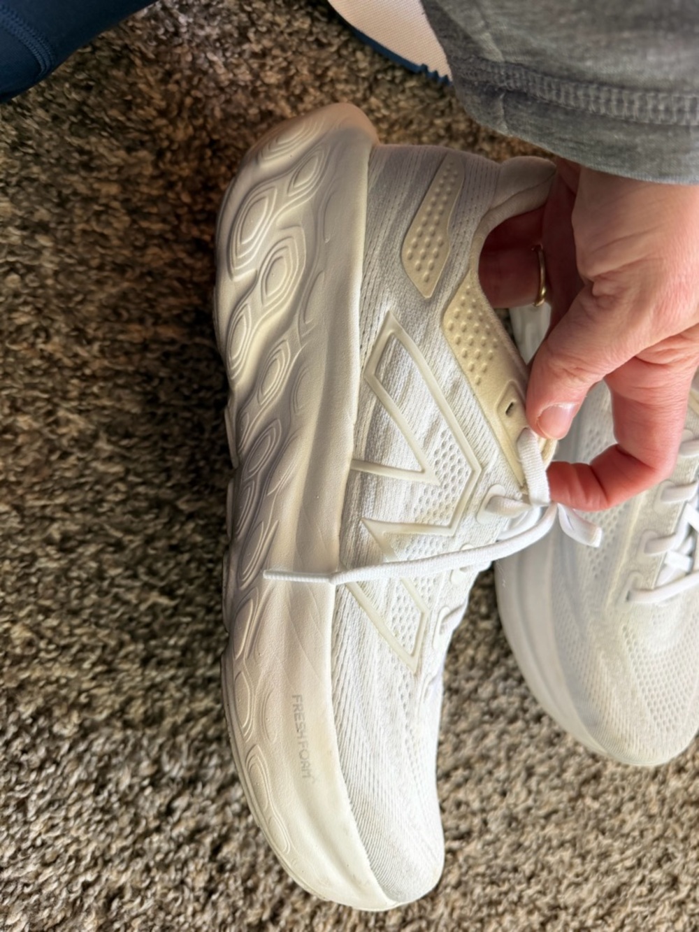 All-White Women's New Balance Fresh Foam 1080